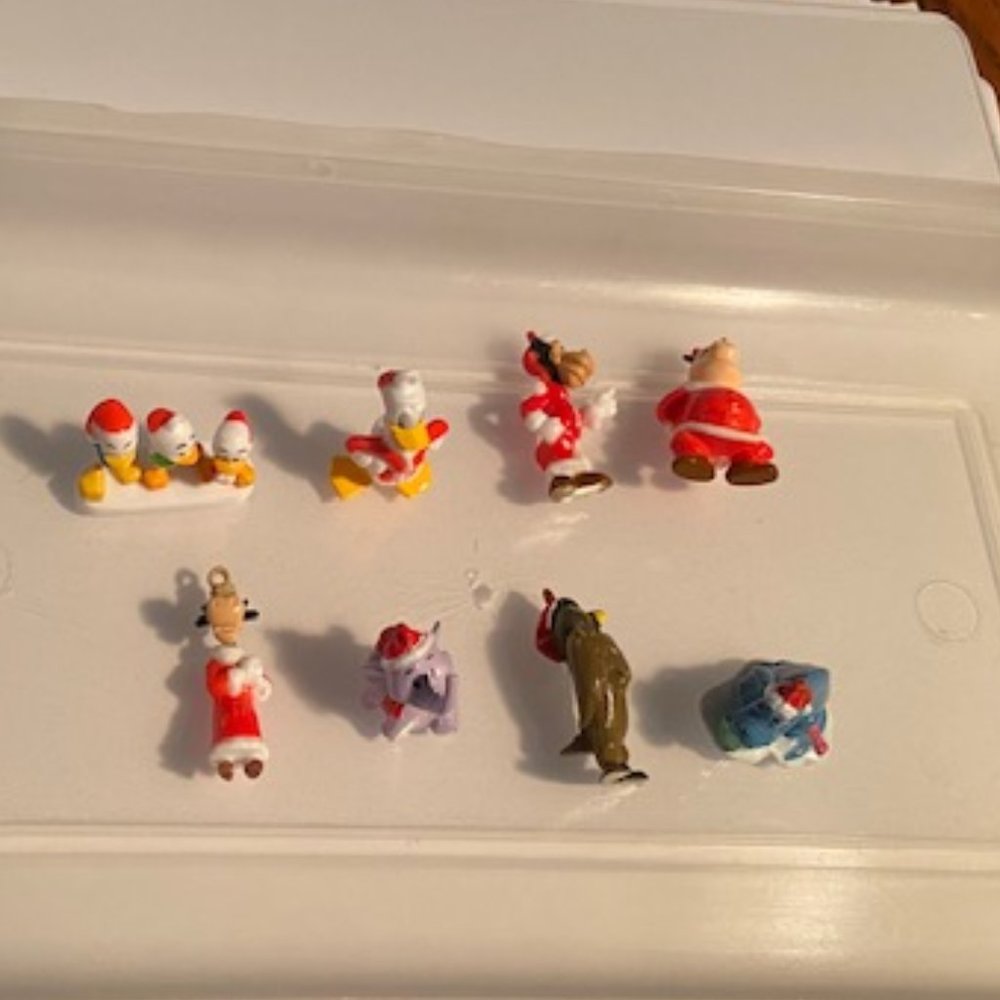Disney Zaini Surprise Egg Christmas Ornaments 8 pieces